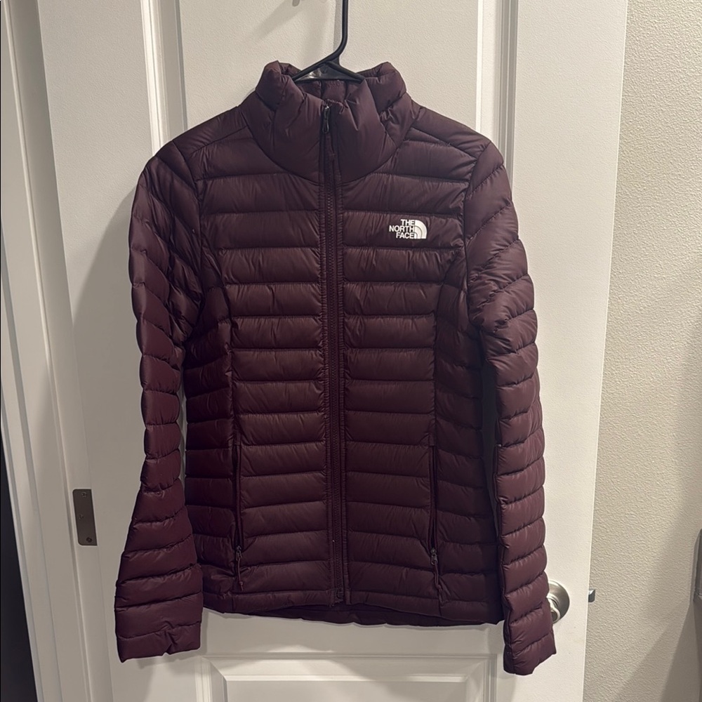 The North Face Women's Dark Red Puffer Jacket
